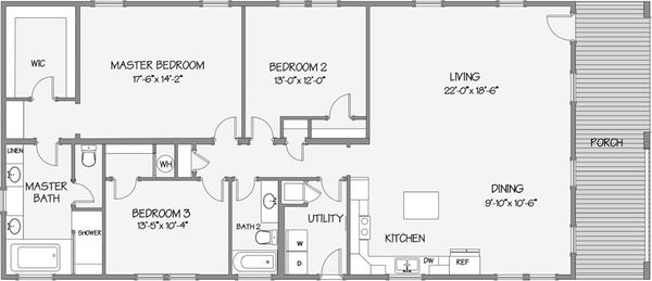Ivy floor plan home features