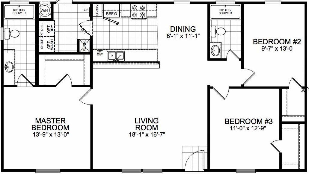 Littleton floor plan home features