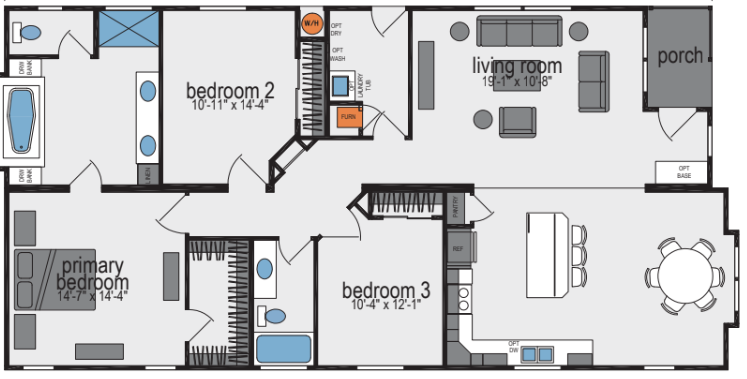 Sunset Ridge-K594G Floor Plan