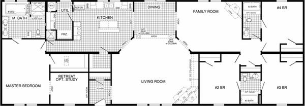 Weeks bay floor plan home features
