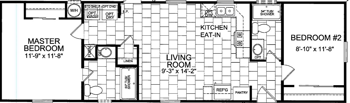 Strawberry floor plan home features