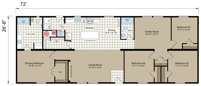 Dreamworks dw4724b floor plan home features