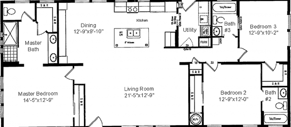 Willow floor plan home features