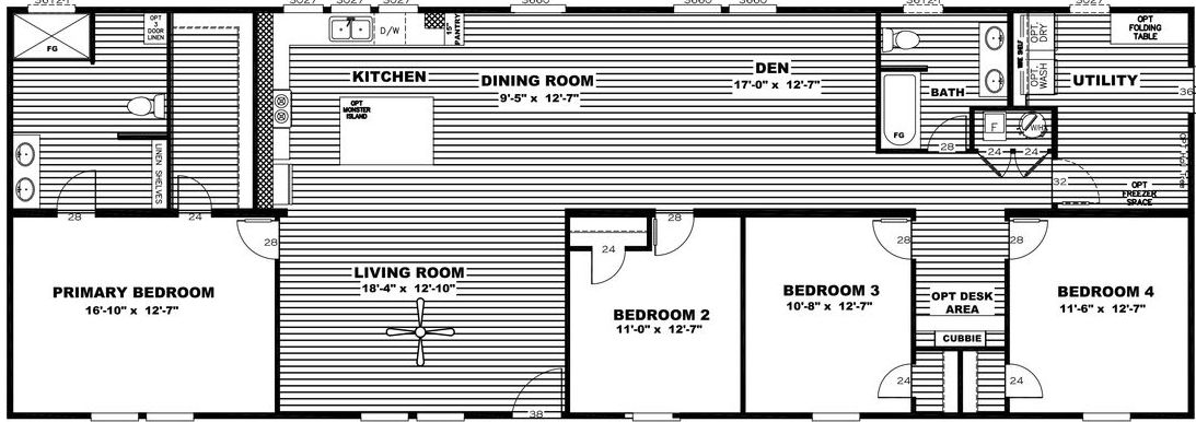 Absolute value floor plan home features