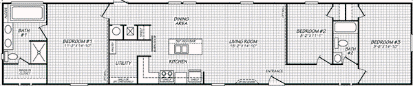 Pinnacle 16763b floor plan home features