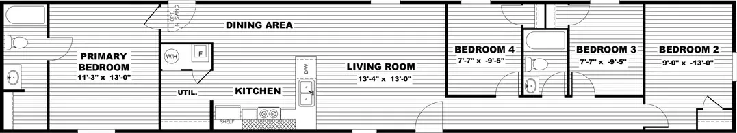 Grand floor plan home features