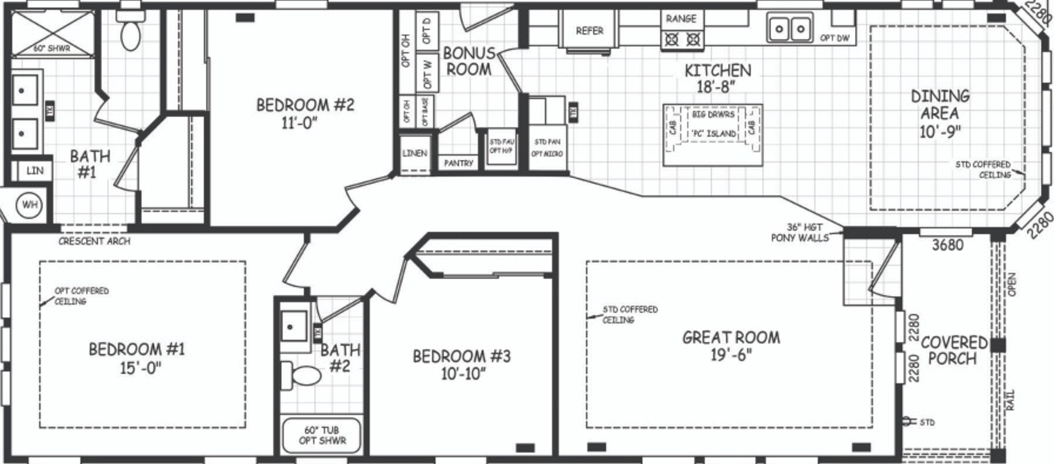 Pacifica 28613D Floor Plan