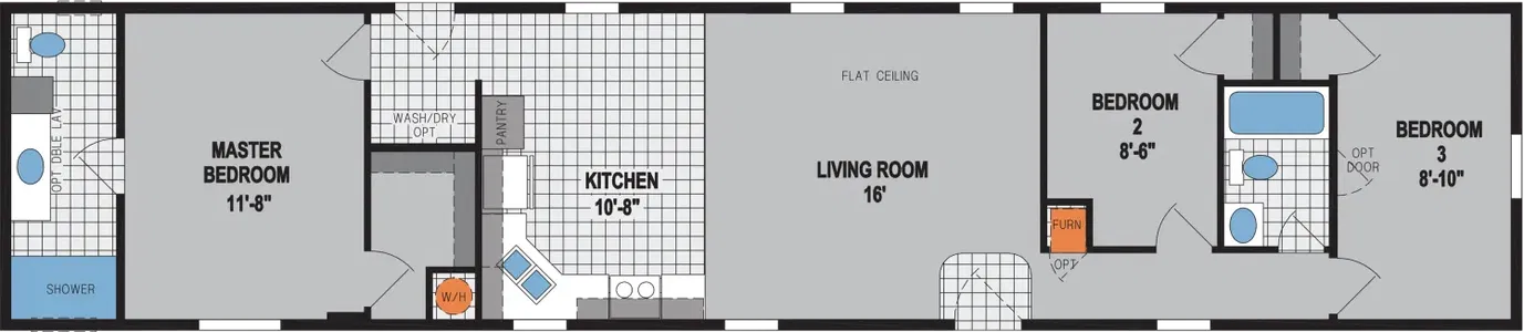Prairie dune 8703 floor plan home features