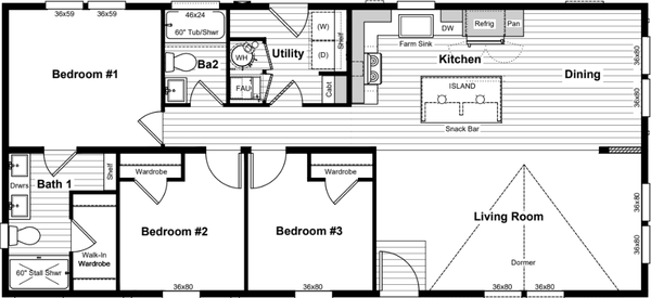 Oyster floor plan home features