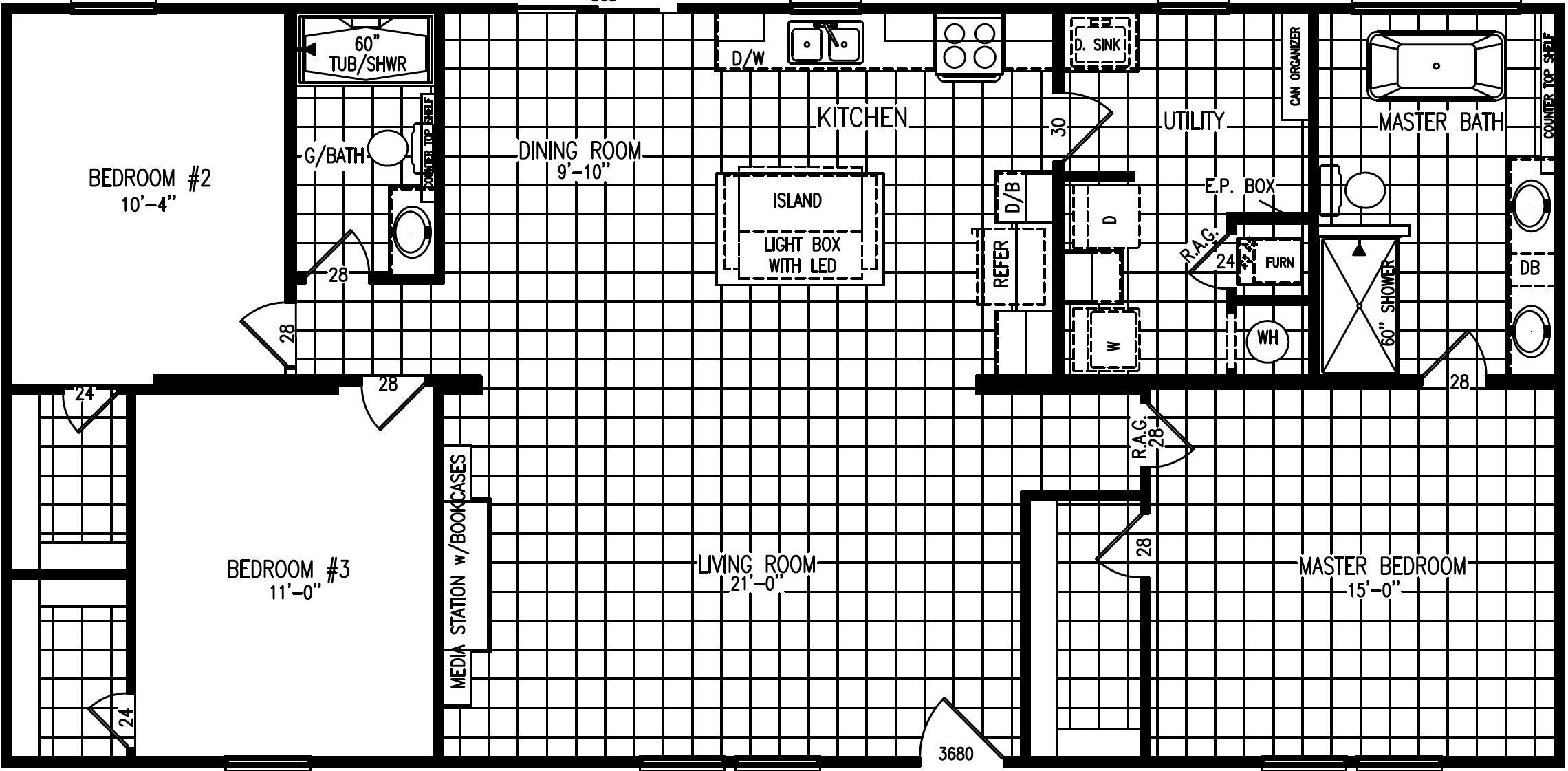 Princess r56e floor plan home features