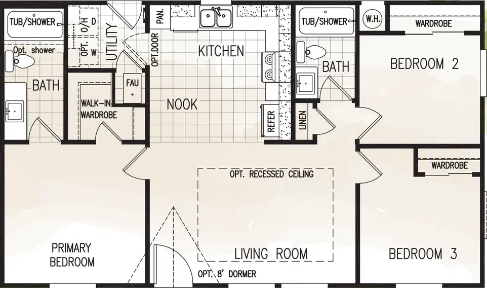 Fairpoint 24403a floor plan home features