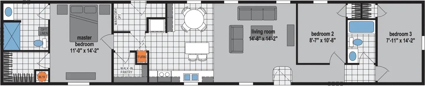Prairie dune 8786 floor plan home features