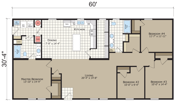 Hidden creek hc6604p floor plan home features