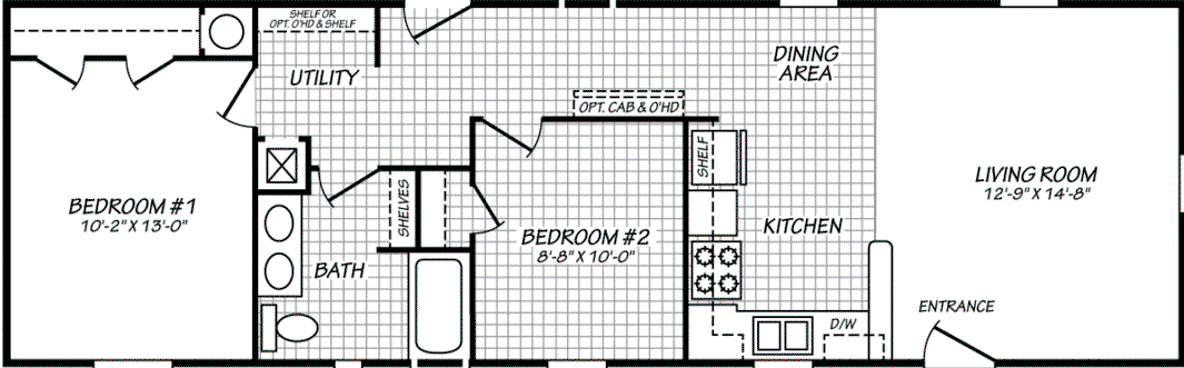 Landmark 16502l floor plan home features