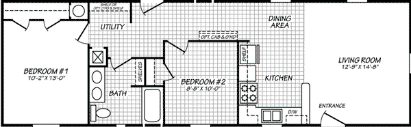 Landmark 16502l floor plan home features