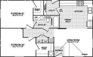 Juniper 24382R Floor Plan