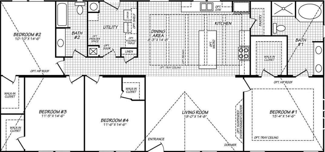 Ranchero 30644H Floor Plan