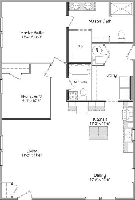 Independence series clymer 30' floor plan home features