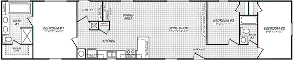 Pinnacle 16763p floor plan home features