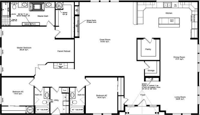 Palazzo II 42713P Floor Plan