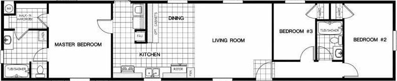 Karsten K1676B Floor Plan