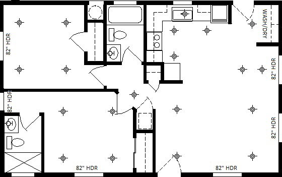 Portola valley floor plan home features