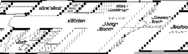 The anderson floor plan home features