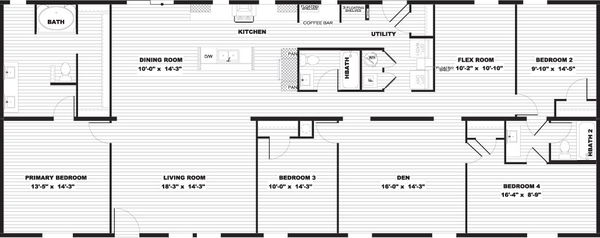 Summit floor plan home features