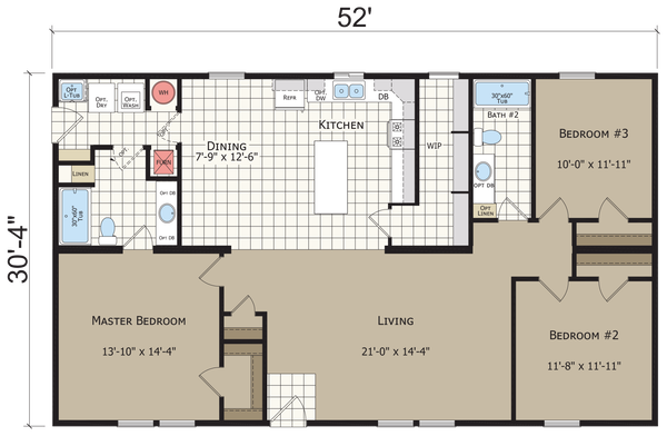 Hidden creek hc6523p floor plan home features