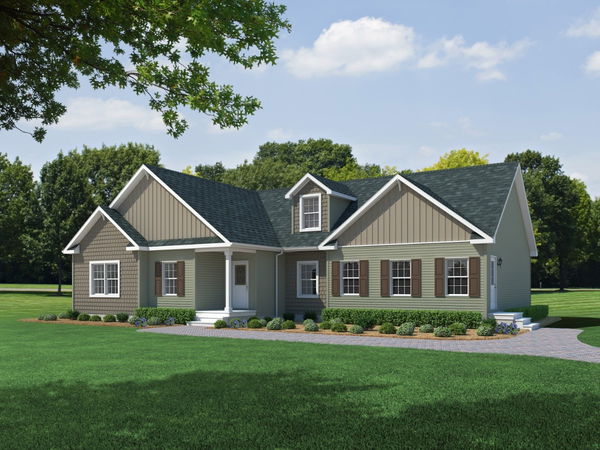 Ultra ranch 3p2401-x hero, elevation, and exterior home features