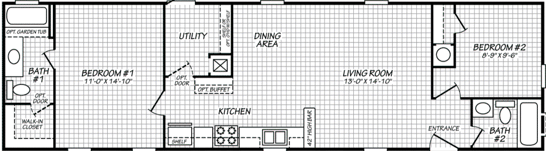 Landmark 16562l floor plan home features
