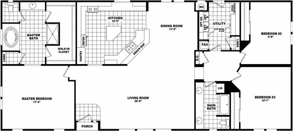 Hd3270 floor plan home features