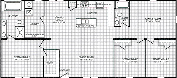 Pinnacle 28603p floor plan home features