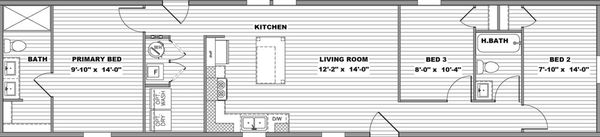 Beacon floor plan home features