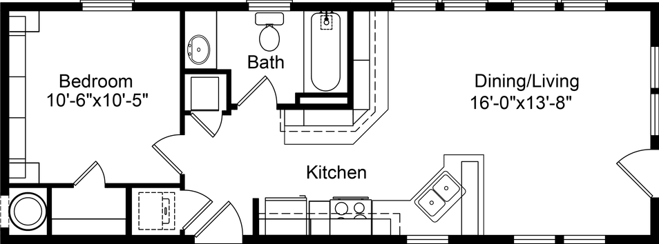 Paradise I 15401A Floor Plan