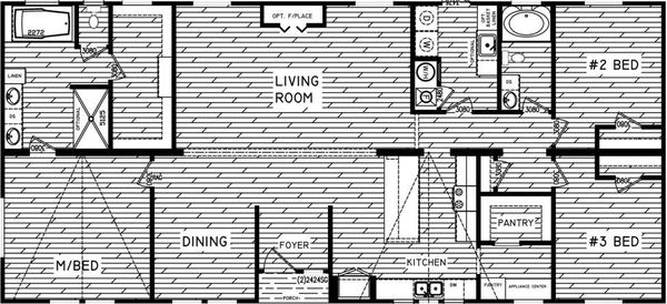 The willow oak floor plan home features