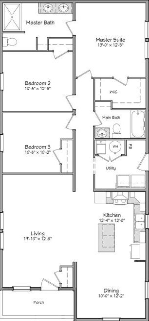 Independence series harrison 28' floor plan home features