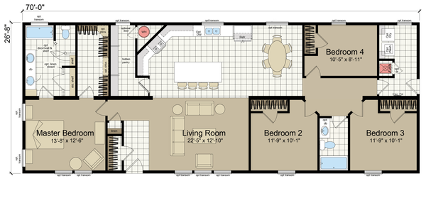 Hidden valley hv4704m floor plan home features