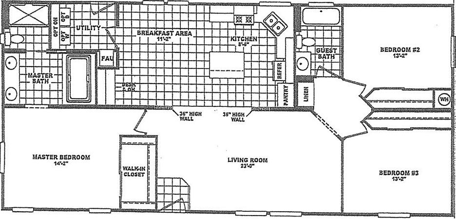 HD2856D Floor Plan