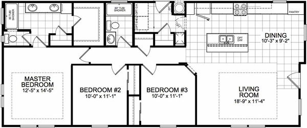 Adams floor plan home features