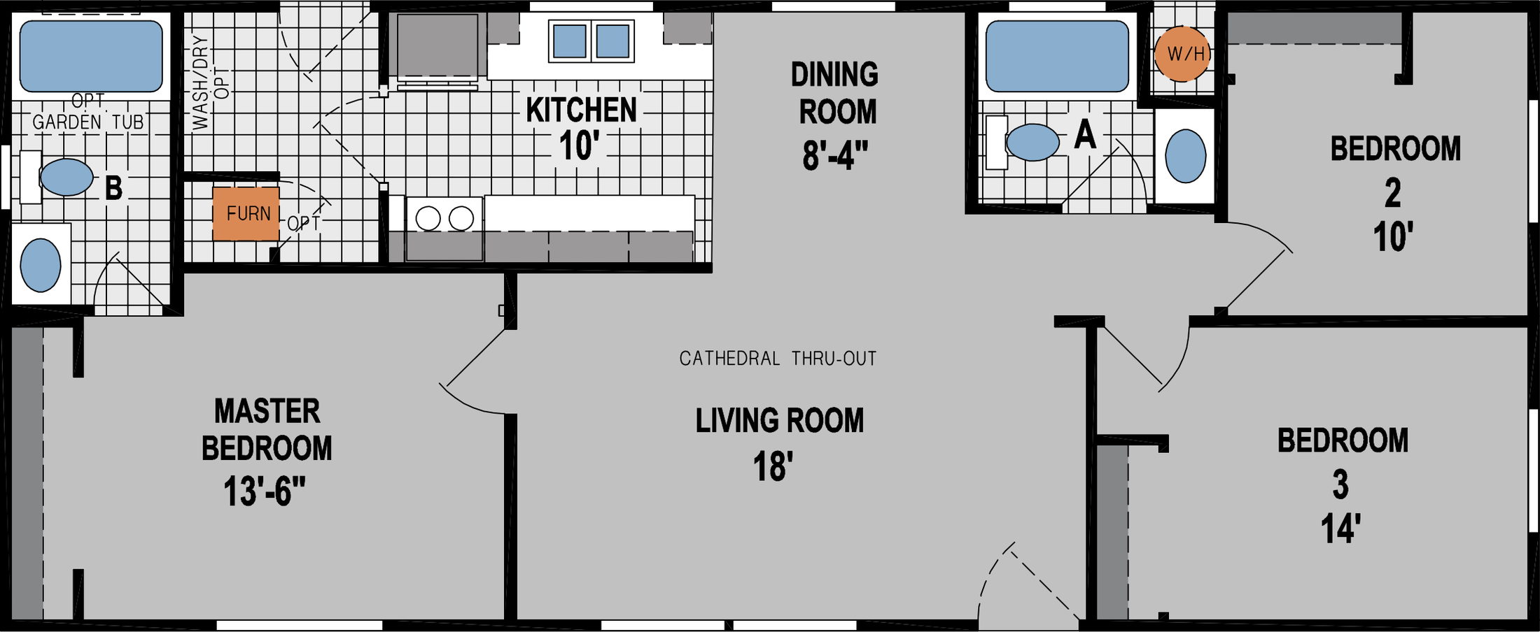 Amber Cove 4617CTC Floor Plan