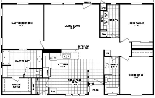 Mountain ridge 32523b floor plan home features