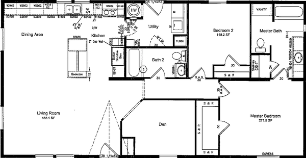 Willow creek floor plan home features