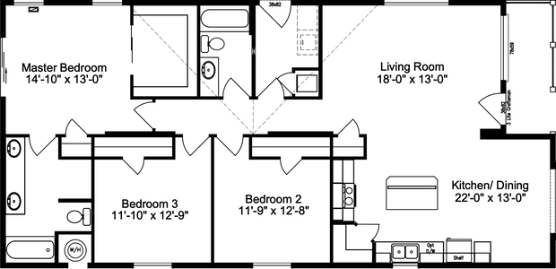 Stanton floor plan home features