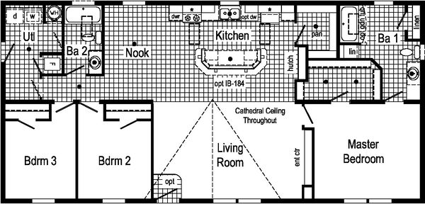 Astro creations ranch 3a2018-p floor plan home features