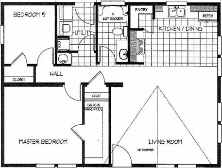 Rc2736a floor plan home features