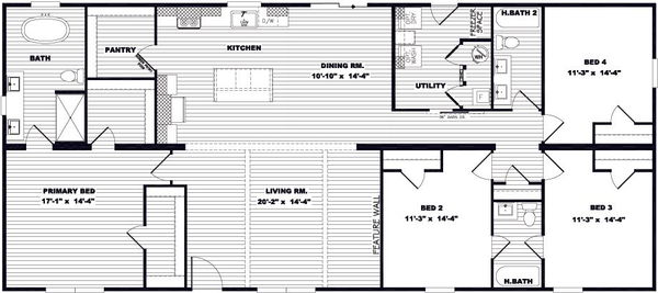 Everett elite floor plan home features