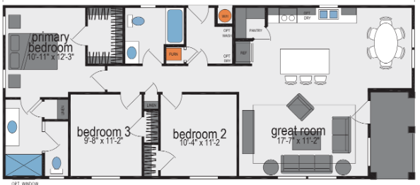 Skyliner-H101B Floor Plan