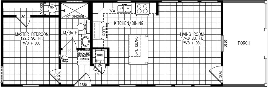 Starling d40ep8 floor plan home features
