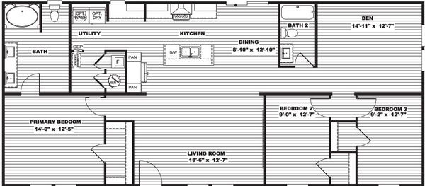 Fiji floor plan home features